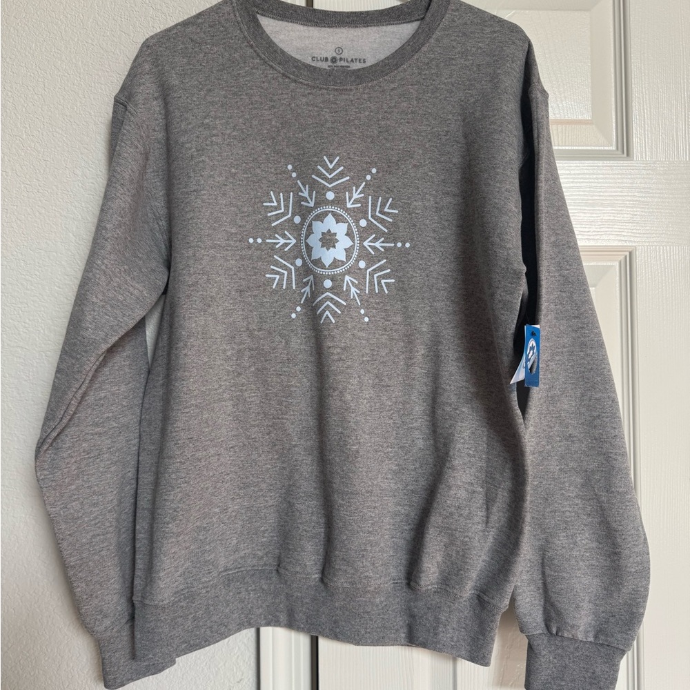 Charcoal Snowflake Sweatshirt